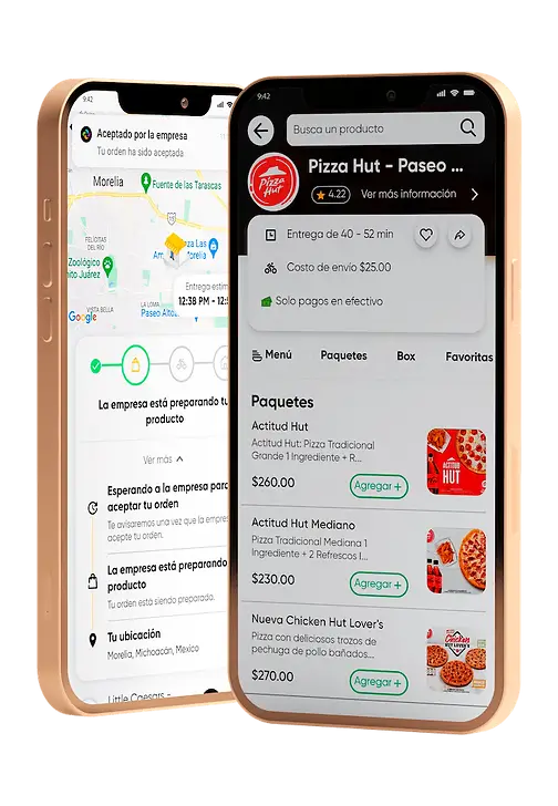 Cafi customer app for food ordering and real-time delivery tracking